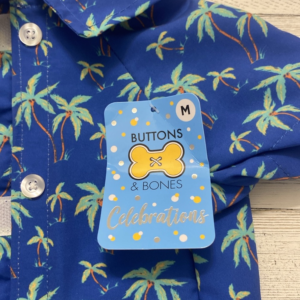 🐕DOG Palm Tree Collared Shirt